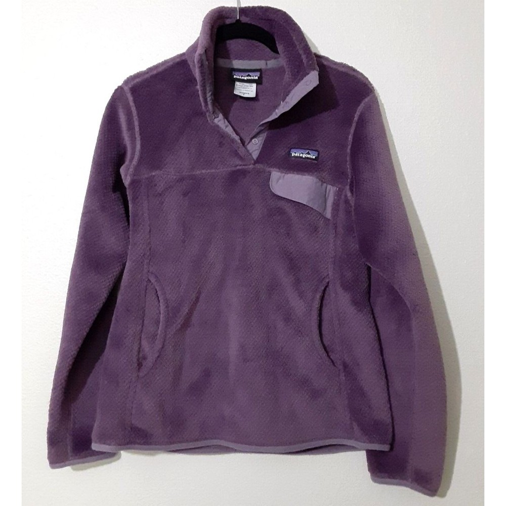 PATAGONIA Re-Tool Polartec Snap T Pullover Fleece Sweatshirt Sweater Size S